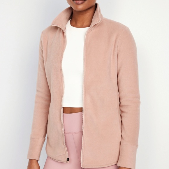 NWT OLD NAVY Microfleece Zip Jacket Color:NEW DAWN - Picture 2 of 5